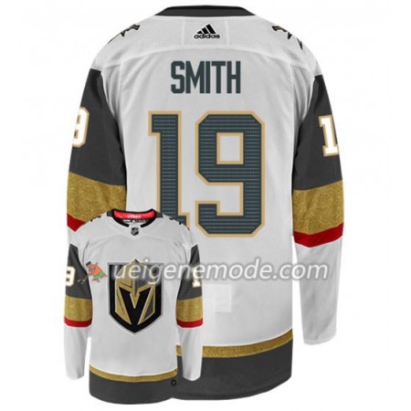 Herren Eishockey Vegas Golden Knights Trikot REILLY SMITH 19 Adidas Weiß Authentic